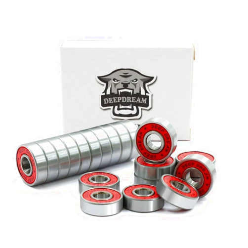 DEEPDREAM Premium 20Pcs 608rs Bearings Skateboard Bearings Longboard Bearings (8x22x7mm) for Skate Double Rubber Sealed Deep Groove