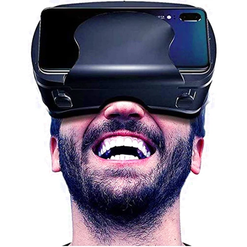 KSUKOLI VR Headset for iPhone, KSUKOLI 3D VR Goggles for Movies Watching Indoor HD VR Headset Compatible with 3.5-6.5 Inch Phones Like VR Samsung,VR for XS/X/8/8 Plus/7/7Plus/6/6Plus/6sVirtual 3D Glasses