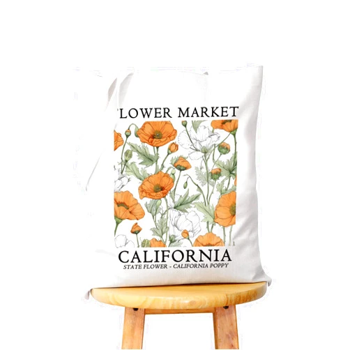 WCGXKO Eco Tote Bag for California Trip and Arizona Gift