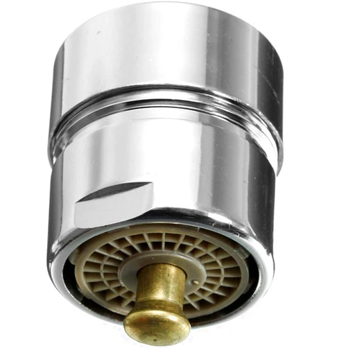 QAZWSXED LESANGBAIHUODIAN Brass One Touch Control Faucet Aerator Water Saving Tap Aerator Valve Male Thread 23.6mm Bubbler Purifier Stop Water