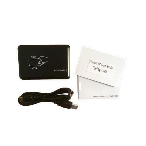DayToy FissaiD RFID Reader, 125Khz EM4100 USB RFID Card Reader, Configurable Output Card Number