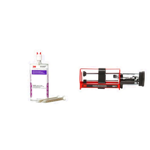 3M EZ Sand Multi Purpose Repair Material, 05887, Two-Part Epoxy Finishing Adhesive, 200 mL/6.75 fl oz Cartridge Manual Cartridge Applicator, 08571, Accurately Dispense Materials, 200 ml