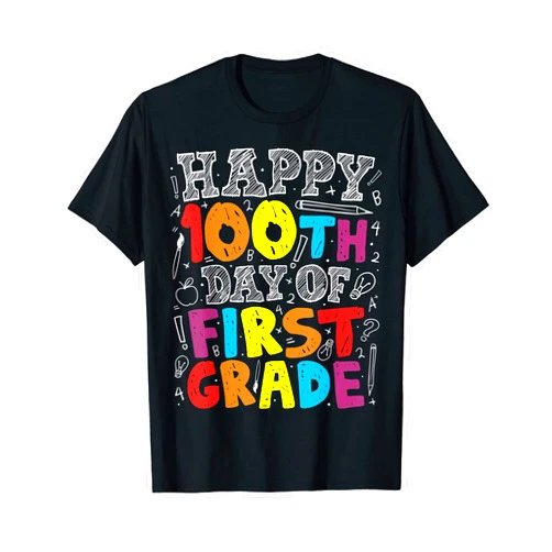100 Days of School 1st Grade Teacher Shirts 100 Days of School Tshirt 100th Day of 1st Grade Teacher T-Shirt