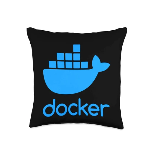 Docker - Software Programmer - Developer - Coder Engine Compose, Docker Swarm for Programmers Throw Pillow, 16x16, Multicolor