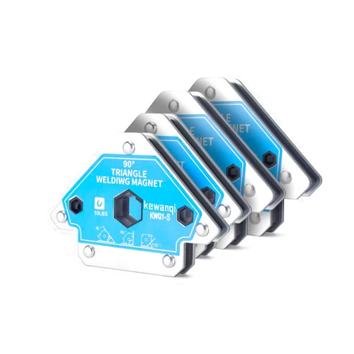 Kewanqi 55 LB & 110 LB Welding Magnet Sets-4 Pieces of Magnetic Welding Holder 55 LBS /110 LBS Holding Power Welding Accessories