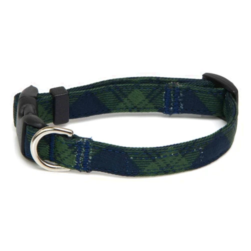 Toto & pal Toto&Pal Royal Tartan Plaid Collar Navy 15mm