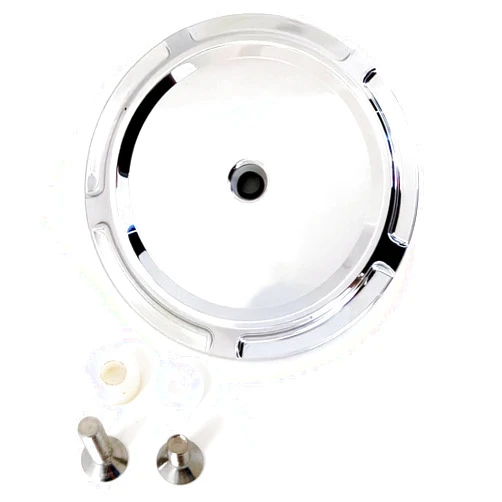 Americruise Stage 1 Big Harley Sucker Air Cleaner Cover Air Filter Outer Cap for Dyna Softail Iron 883 Touring Electra Glide Road Glide (Chrome Style 1)