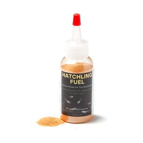 KatsAquatics Hatchling Fuel - Baby Fish Food - Fry Food - Mimics a Natural Diet with Freeze Dried Copepods & Krill - Real MicroFoods