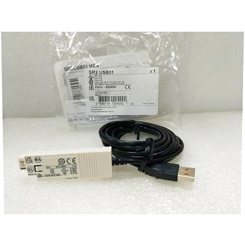 ESTUN SR2USB01 Zelio Logic Logic controller, intelligent relay, USB port programming cable for PC, 3-meter connecting cable，Original with packaging not used, quick delivery, 1-year warranty