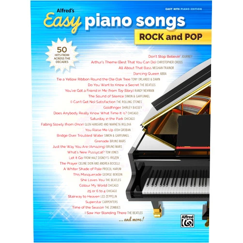 Alfred Music Alfred's Easy Piano Songs -- Rock & Pop: 50 Hits from Across the Decades