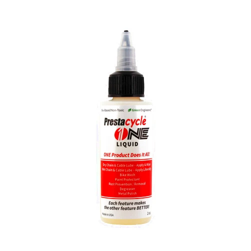 Prestacycle One Liquid | Lubricant | Cleaner | Degreaser | Restorer | Polish | Protectant | Inhibitor | Leather Conditioner | Anti-Seize | All in One…