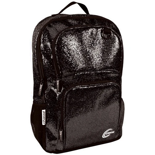 Chassé Girls Glitter Cheerleading Backpack (Black)