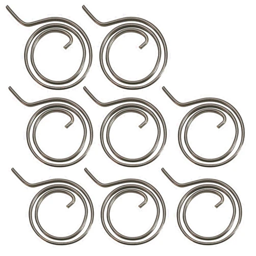 BuleVina 8Pcs Torsion Return Spring Replacement for Emtek Handle for Flylock Door Handles Spiral Torsion Flat Coil Spring Internal Repair Hardware Parts