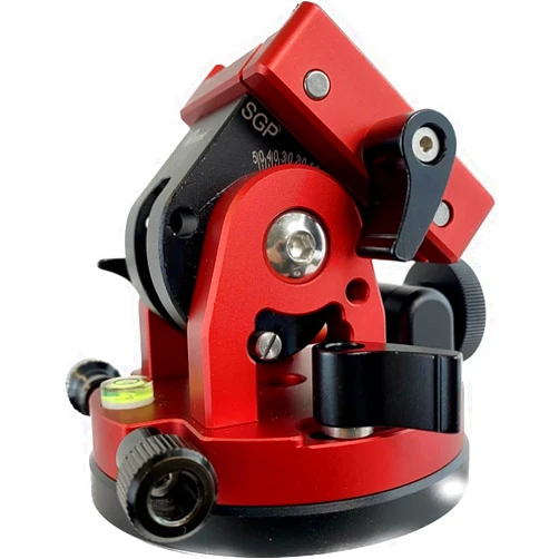 iOptron Precision Camera Mount Base - AZ/EQ (3328) - Red - Tripod Mountable - Compatible with iOptron SkyTracker Pro & SkyGuider Pro