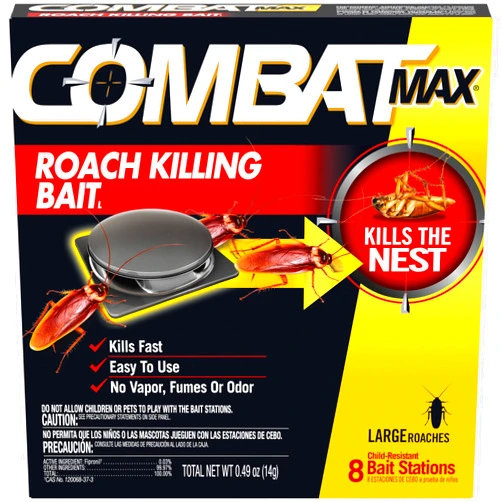 Combat Max Large Roach Killing Bait, 8 count (Pack of 1)