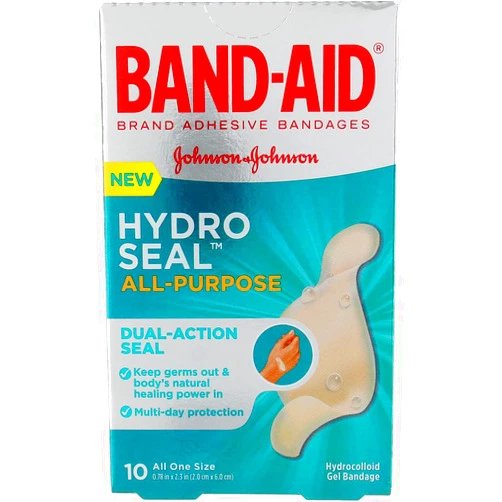 Band-Aid Hydro Seal All Purpose, 10 Count(One Size) Each(Pack of 5)