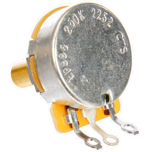 Allparts EP-0885-000 CTS potentiometer (Poti, 250K, logarithmic, smooth axis)