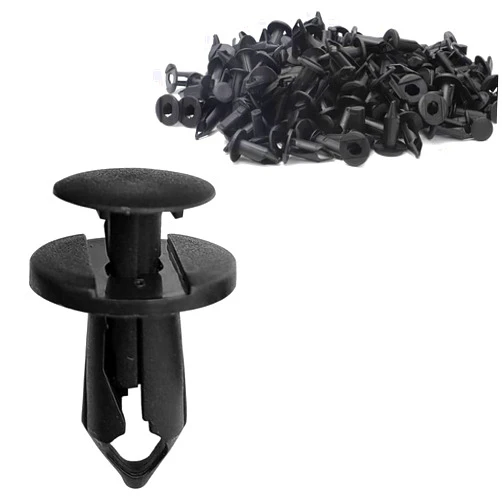 ANTS PART 100PCS Nylon Fender Clips Fastener Push Type Fender Retainer Pins Rivets Bumper Clip Replacement for GM #21030249, Ford #N807389S VW all ATV