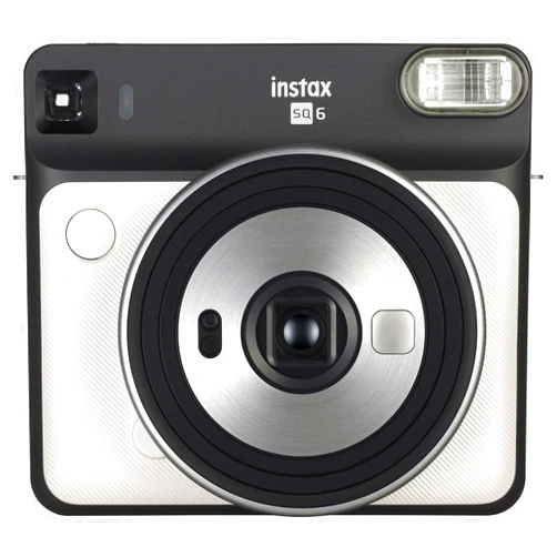 Fujifilm Instax Square SQ6 - Instant Film Camera - Pearl White Base White