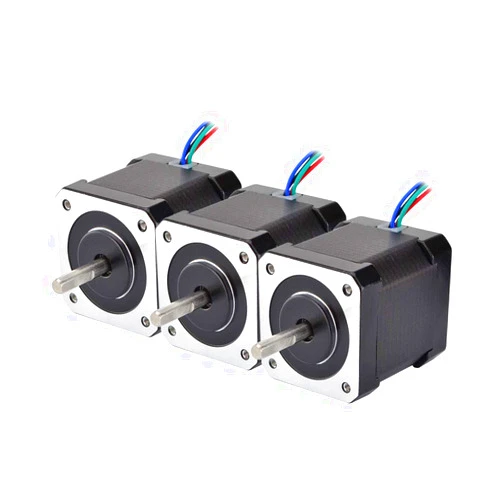 STEPPERONLINE 3PCS Nema 17 Stepper Motor 84oz.in 2A 48mm 4-wire 1m Cable for DIY CNC 3D Printer CNC Robot