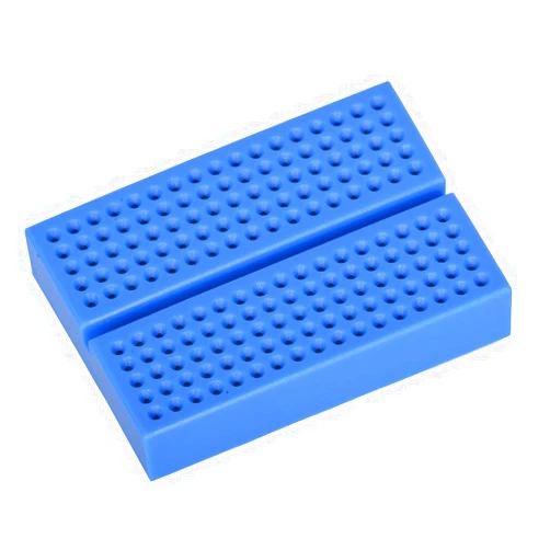 MeanWell MEAN WELL WBP-317-BLUE Solderless Breadboard, 170 Points, 1 Terminal Strip, Blue, 1.9