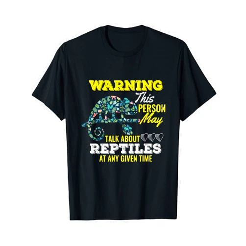 UAB KIDKIS Funny Gift Idea for Reptile Lover Cute Trendy T-Shirt