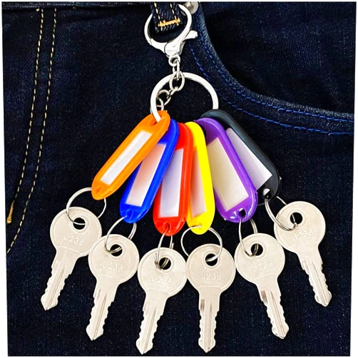 Badogrio Lock Keys J236-A J236 Compatible with Alaris Pump Trailer Storage Box Toolbox Mailbox File Cabinet Elevator Includes Keychain & Tag(6 Pack)