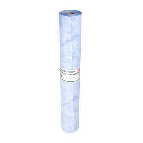 Kobau Flex SD60 Waterproofing Vapor Retarder Crack Prevention Polyethylene Membrane 323 Sq Ft Roll, 25 Mil Thick For Ceramic Tile And Natural Stone Tile, Flooring Underlayment For Bathroom And Shower