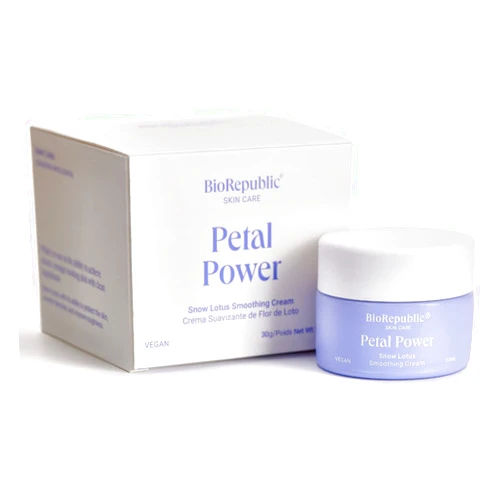 BioRepublic SkinCare Clarifying & Age-Defying Petal Power Cream, with Niacinamide, Hyaluronic Acid - Balancing Cream to Brighten & Smooth Skin -100% Vegan (25 mL)