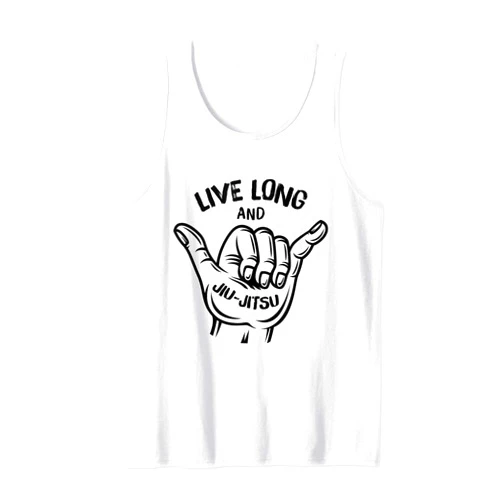 Ground Fighting Martial Arts BJJ Outfitters BJJ Live-Long And Jiu-Jitsu Martial Arts Tank Top