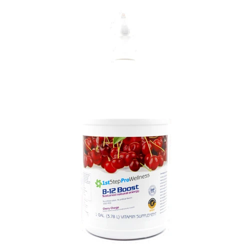 1st Step for Energy Liquid Vitamin B-12 Cherry Charge 1 Gal (128 fl oz)