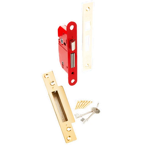 ERA Fortress BS 3621 2.5-inch/ 64mm 5 Lever Maximum Security Mortice Sashlock - Brass Effect