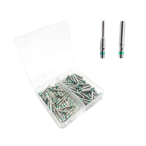 JLHTQR 50 Pairs (100PCS) Deutsch Pin Connector Kit Size 16 Solid Contacts DT Series Connector,50PCS Male Pins and 50PCS Female Sockets for Deutsch Pins 14-20 AWG Wire Gauge
