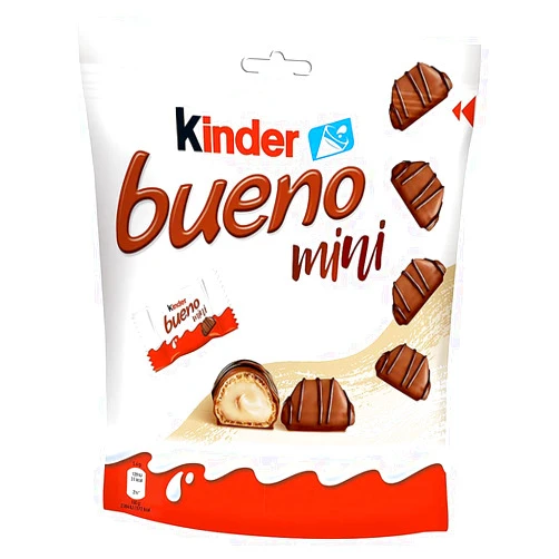 Mondelez International Mondelez Ferrero Kinder Bueno Mini Chocolate Bars With Milk Hazelnut Cream - 1 Bag Of Individually Packaged 108 g 3.80 Ounce Germany