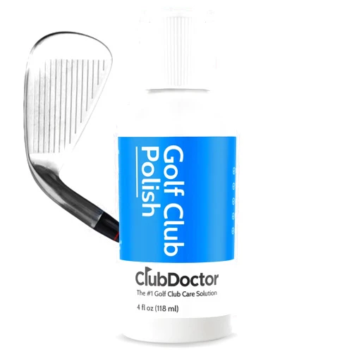 Club Doctor Golf Club Polish and Golf Club Cleaner, Made in USA for Golfers, Restores, Shines, Polishes - Works on Drivers, Irons, Putters, Woods