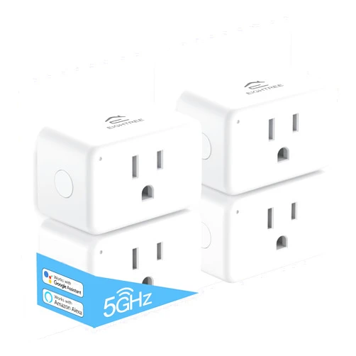 EIGHTREE Mini Smart Plug 𝟓𝐆𝐇𝐳 𝐖𝐢-𝐅𝐢 𝐂𝐨𝐦𝐩𝐚𝐭𝐢𝐛𝐥𝐞 𝟏𝟓𝐀, Smart Plugs That Work with Alexa & Google Home & SmartThings, Energy Monitor, Remote Control, Timer & Schedule, Wi-Fi Plugs
