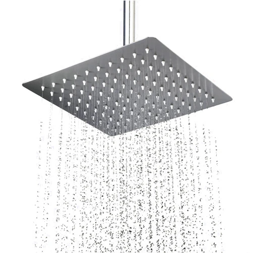JXYJHBL Thermostatic Shower System - Square Ultra-Thin top Spray-Rainfall Shower Top Spray Shower with Shower for Shower Shower Set