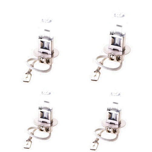 K JINGKELAI H3 12V 100W Halogen 100W H3 Halogen Bulb Original Car Light 100 Watt 12 Volt Halogen Light Bulb for Car Automotive Fog Lights,4 Pack