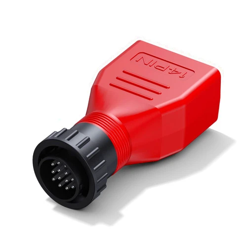 iCarsoft 14-Pin OBDII Diagnostic Cable Adapter for Sprinter - 14 Pin to 16 Pin Connector, Car Male to Female OBD2 Cord, 17 Inch