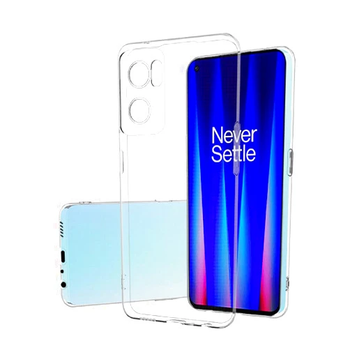 Fnmisan Clear Silicone Case for OnePlus Nord CE2 5G, Back Protective Case Ultra Thin Soft Shock Absorption Scratch-Resistant Bumper Protective Case Flexible TPU Mobile Phone Case Transparent Cover