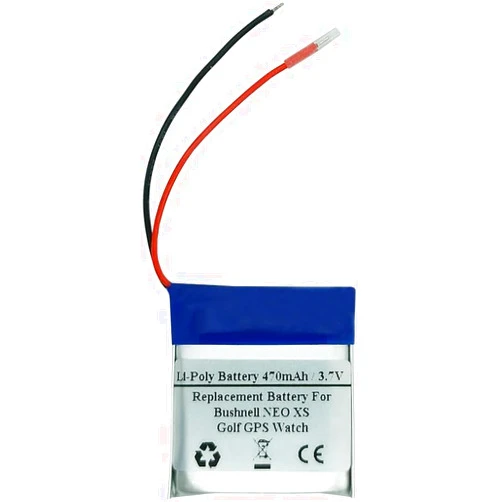 STARTONG 470mAh 3.7V Replacement Battery Compatiable with Bushnell NEO XS Golf GPS Smart Watch, USN-652728PW-B