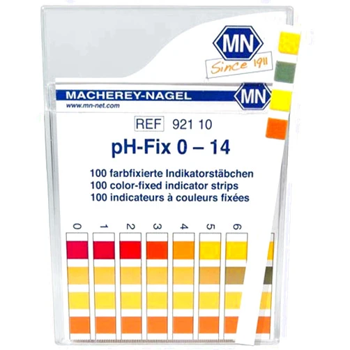 Macherey-Nagel 92110 0-14 pH Indicator Strips 100/Box