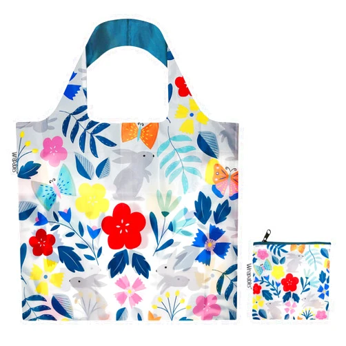allydrew Foldable Reusable Shopping Bags, Rabbits