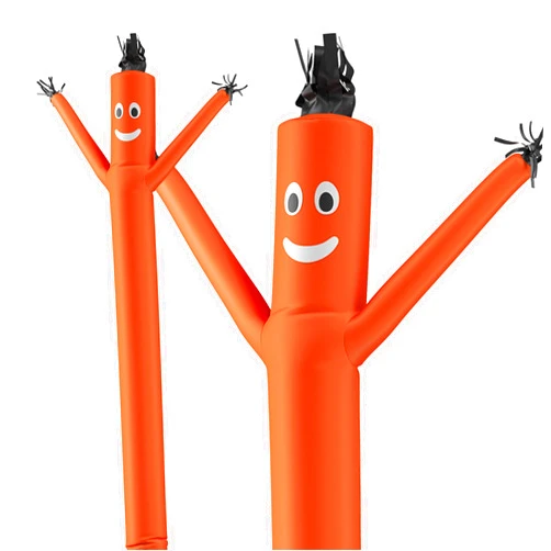 LookOurWay Air Dancers Inflatable Tube Man Attachment - 20 Feet Tall Wacky Waving Inflatable Dancing Tube Guy for Business Promotion - Blower Not Included - Orange