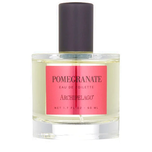 Archipelago Botanicals Pomegranate Eau de Toilette. Body Fragrance with a Delicious Scent of Pomegranate, Valencia Orange and White Peach (1.64 oz)