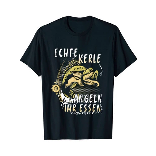 Fischer Tshirt Männer Kinder Angler Rute Angeln Fisherman Gift Fishing Fishing Night Fishing Fishing Fishing Catch T-Shirt