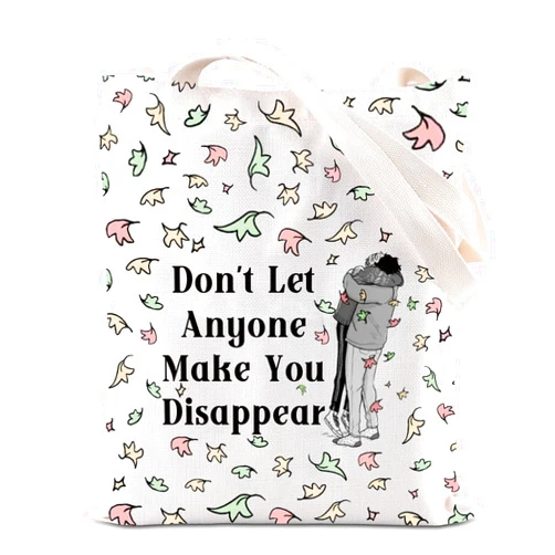 FOTAP LGBTQ Gift Heartstopper Leaves Makeup Bag Heart stopper Phases Gift Spotify Inspired Gift Nick and Charlie Gift