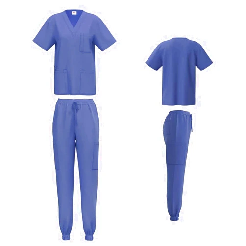 Beverly Hills Uniforms Scrubs for Women 4-Way Stretch Scrub Sets Top and Jogger Pants Unisex Scrubs 8 Colors
