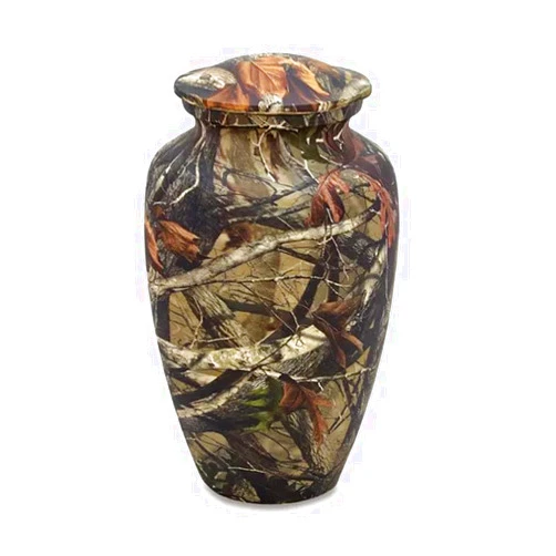 Titan Casket Hydro-Painted Urns - Woodland Camo