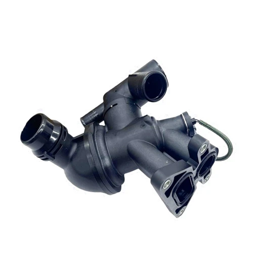 TYJFGJHG Black Thermostat Housing Compatible For Land Rover New 2.0 Compatible For Jaguar F-PACE X761 Engine Cooling System LR105974 JDE40345